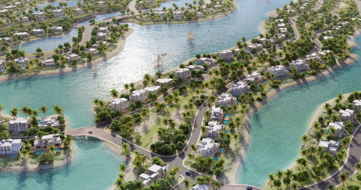 Amazi Hawana Salalah — lagoons and walkways between the islands